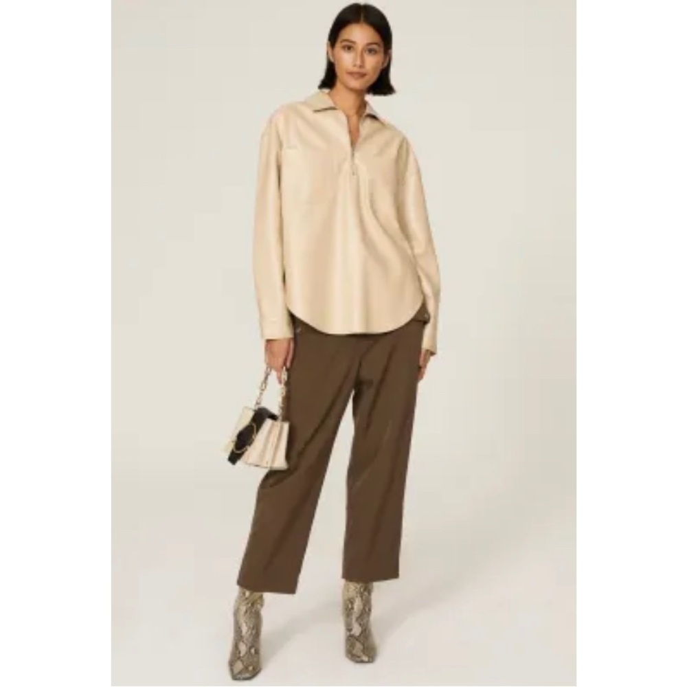 Saylor
Remi Faux Leather Top in size Med EUC - Picture 1 of 13